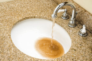 water discoloring problem