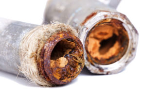 corroded pipes