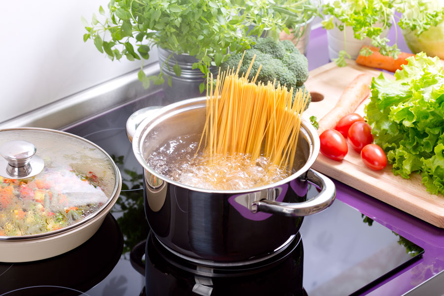 pot with ro water for cooking